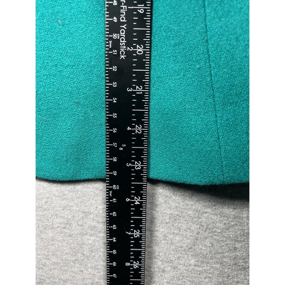 Pendleton Short Blazer 100% Virgin Wool USA Lined Velvet Buttons - Picture 4 of 6